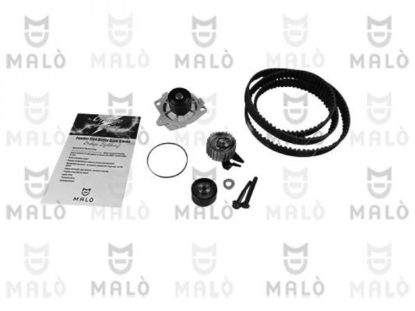 Kit distribuzione con pompa acqua Akron Malo' Fiat 1.9 JTD
